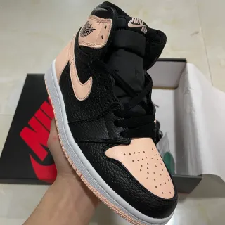 Air Jordan 1 Black Pale Pink Basketball Shoes