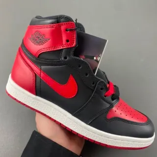 Air Jordan 1 Black Red White Basketball Shoes