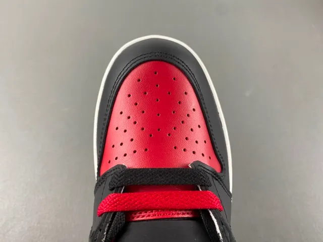 Air Jordan 1 Black Red White Basketball Shoes 5