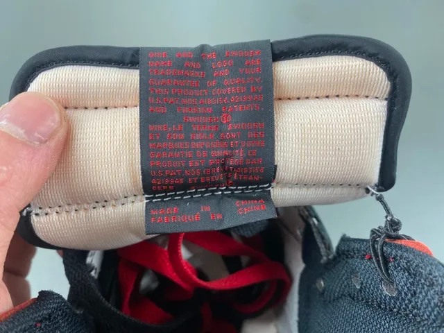 Air Jordan 1 Black Red White Basketball Shoes 9