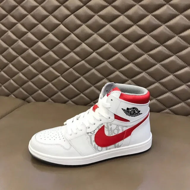 Air Jordan 1 High Tênis de Basquete Vermelho e Branco 5