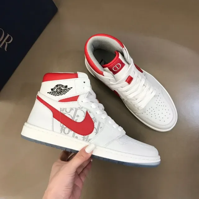 Air Jordan 1 High Tênis de Basquete Vermelho e Branco 6