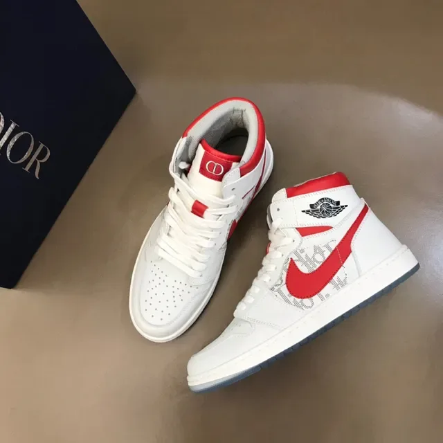 Air Jordan 1 High Tênis de Basquete Vermelho e Branco 8