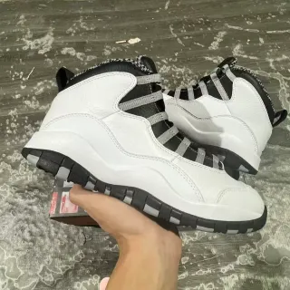 Air Jordan 10 白黑灰 篮球鞋