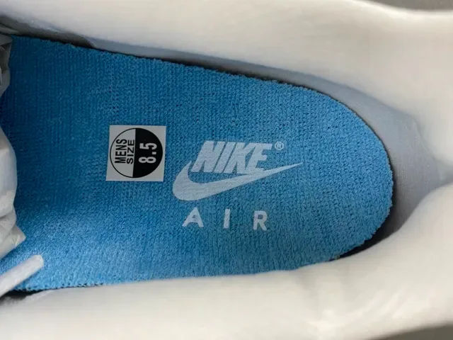 Air Jordan 11 Tênis de Basquete Branco e Azul Royal em Couro Patent 7