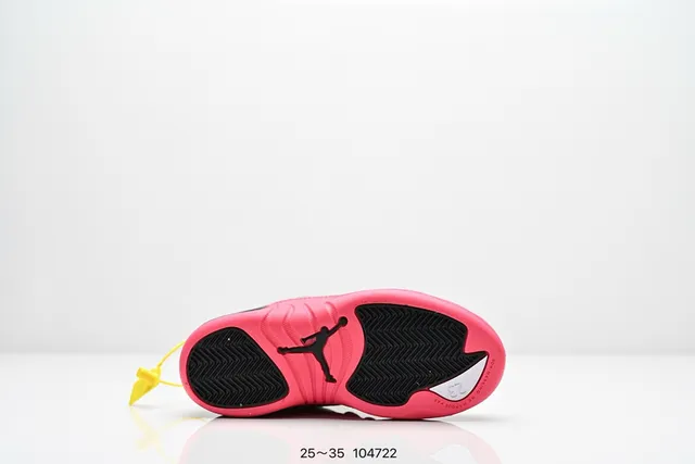 Air Jordan 12 Black Pink Basketball Shoes 24