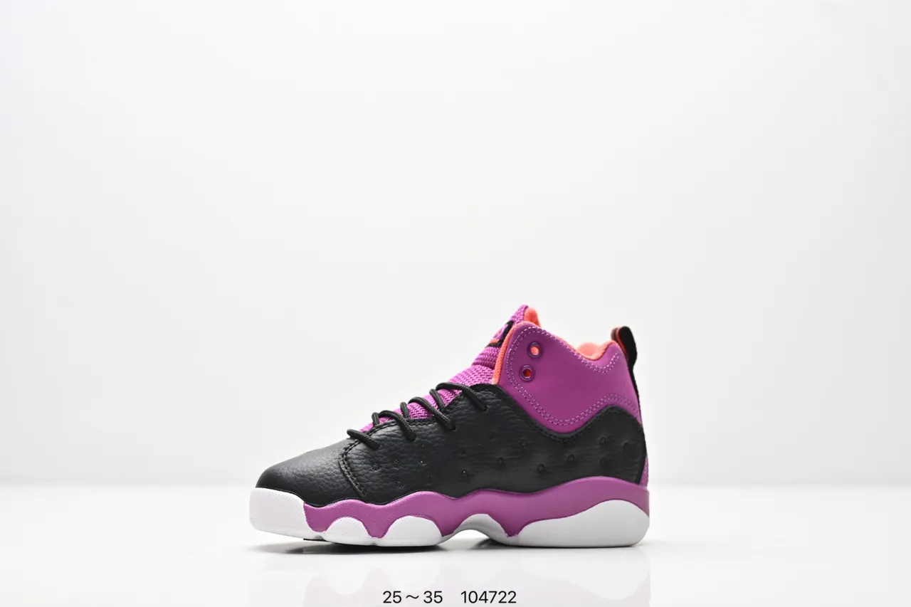 Air Jordan 12 Black Purple Blue Basketball Shoes 22