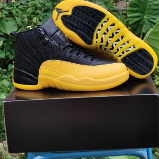 Air Jordan 12 黑黄篮球鞋