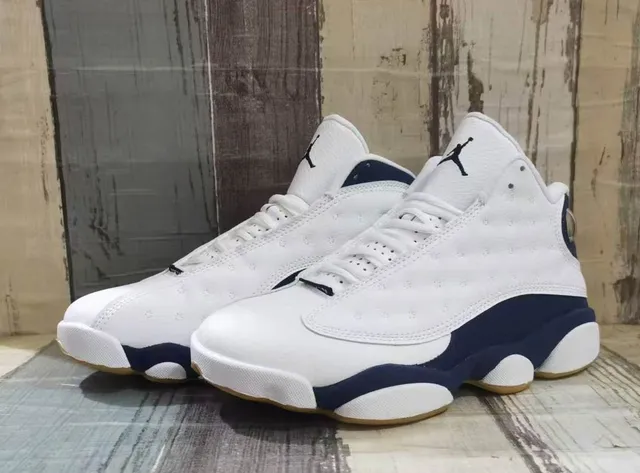 Air Jordan 13 White Navy Gum Basketball Shoes 2