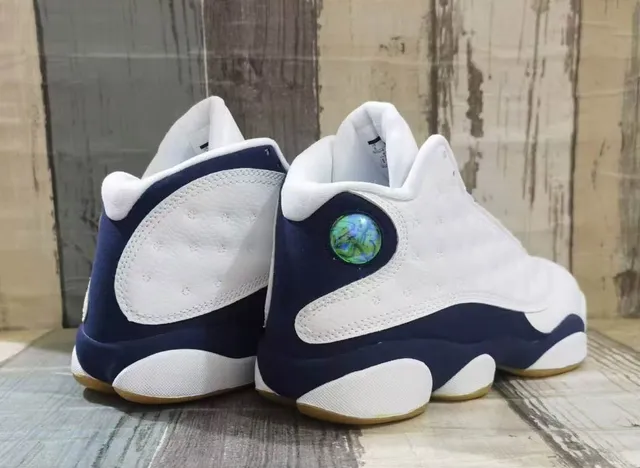 Air Jordan 13 White Navy Gum Basketball Shoes 5