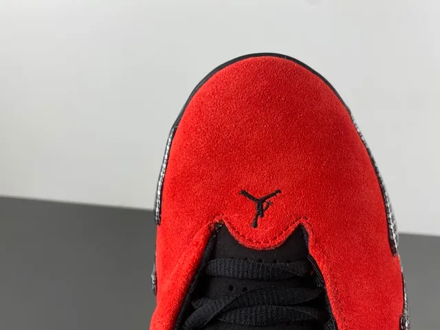 Air Jordan 14 Ferrari Red Suede Basketball Shoes 7