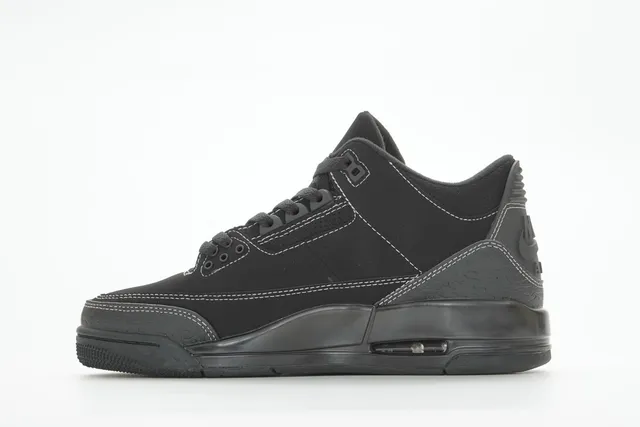 Air Jordan 3 Black Elephant Print Basketball Shoes 9