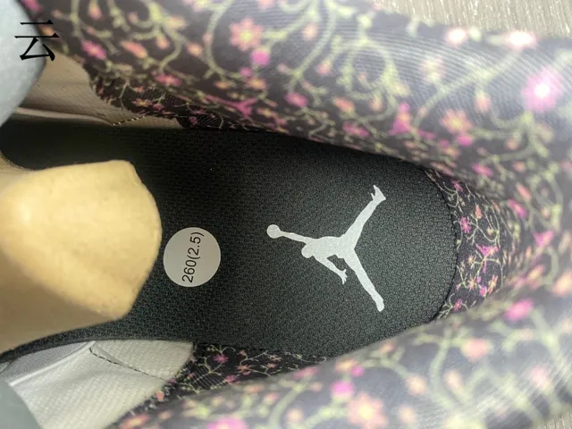 Tênis de basquete Air Jordan 3 branco pêssego com estampa de elefante 8