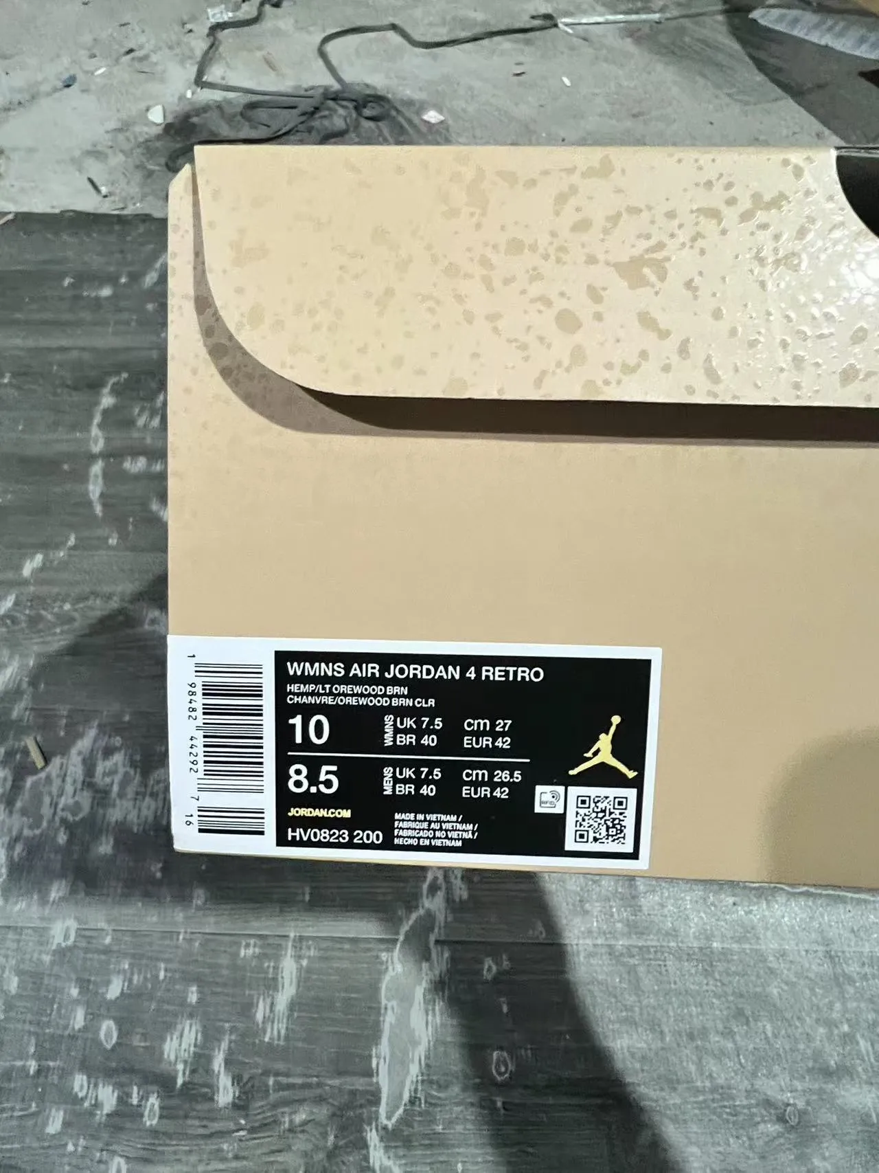 Air Jordan 4 Beige Suede Tênis de Basquete High Top 10