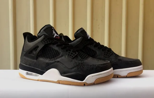 Air Jordan 4 Black Gum Basketball Shoes 2