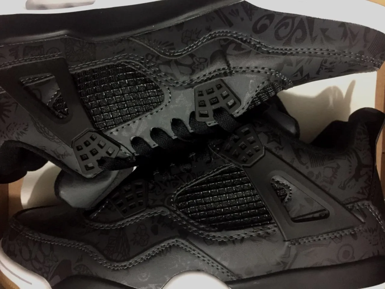 Air Jordan 4 Black Gum Basketball Shoes 3