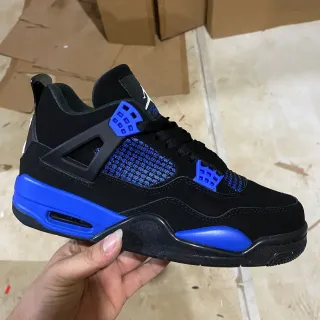 Air Jordan 4 黑皇家蓝篮球鞋