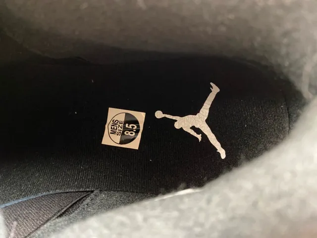 Air Jordan 4 Black Silver Basketball Shoes 7