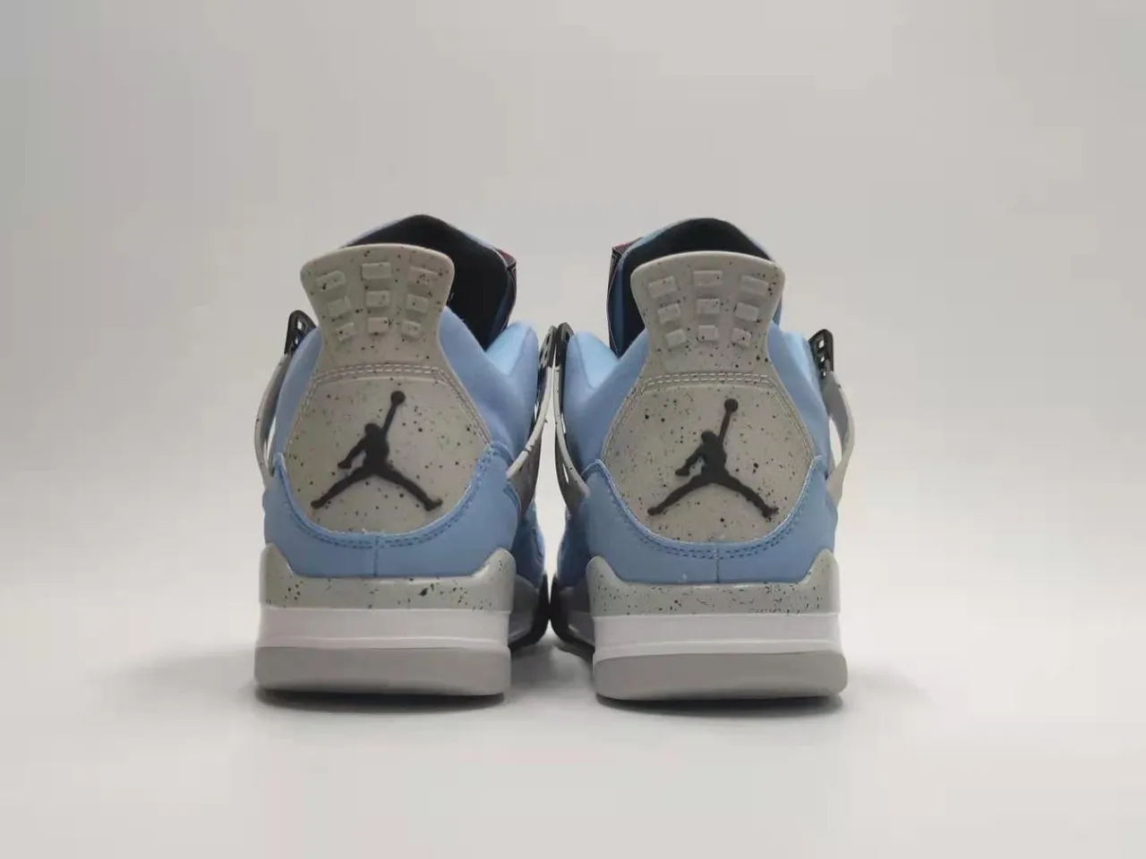 Air Jordan 4 Light Blue Cement Basketball Shoes 5