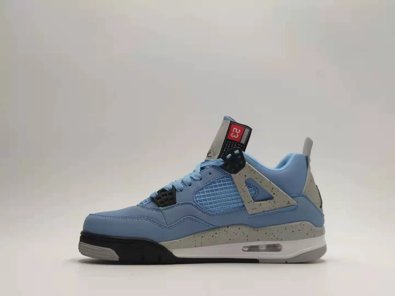 Air Jordan 4 Light Blue Cement Basketball Shoes 6