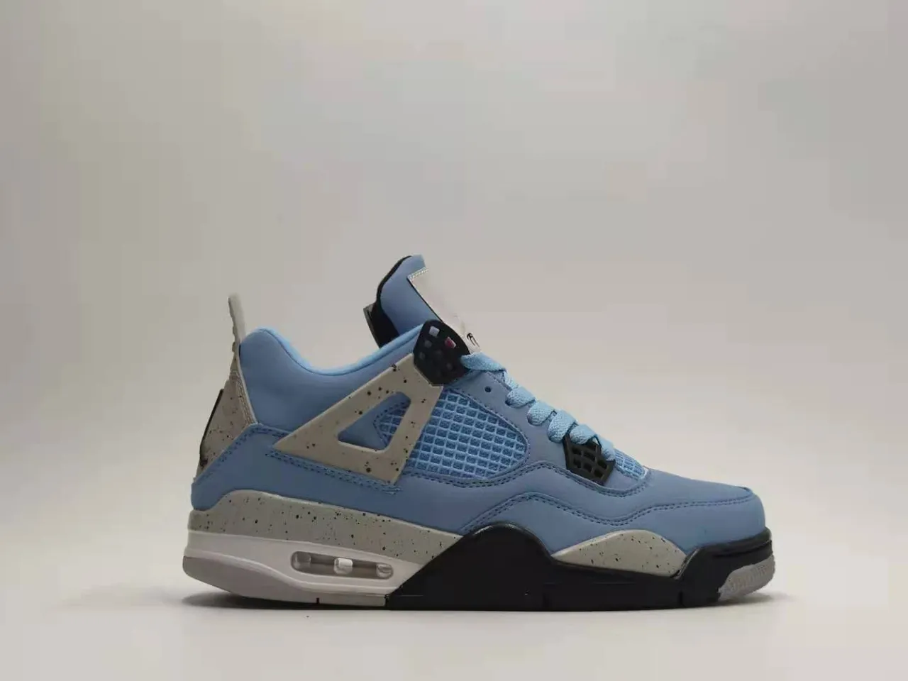 Air Jordan 4 Light Blue Cement Basketball Shoes 7