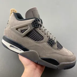 Air Jordan 4 Taupe Suede Basketball Shoes