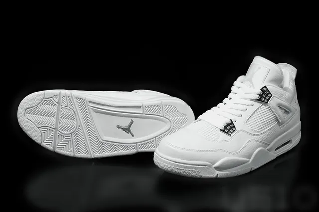Air Jordan 4 White Basketball Shoes 4