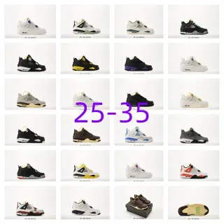 Air Jordan 4 White Blue Lifestyle Sneakers