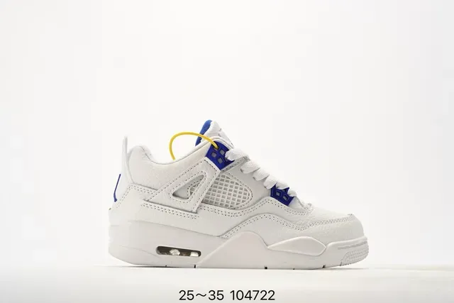 Air Jordan 4 White Blue Lifestyle Sneakers 4