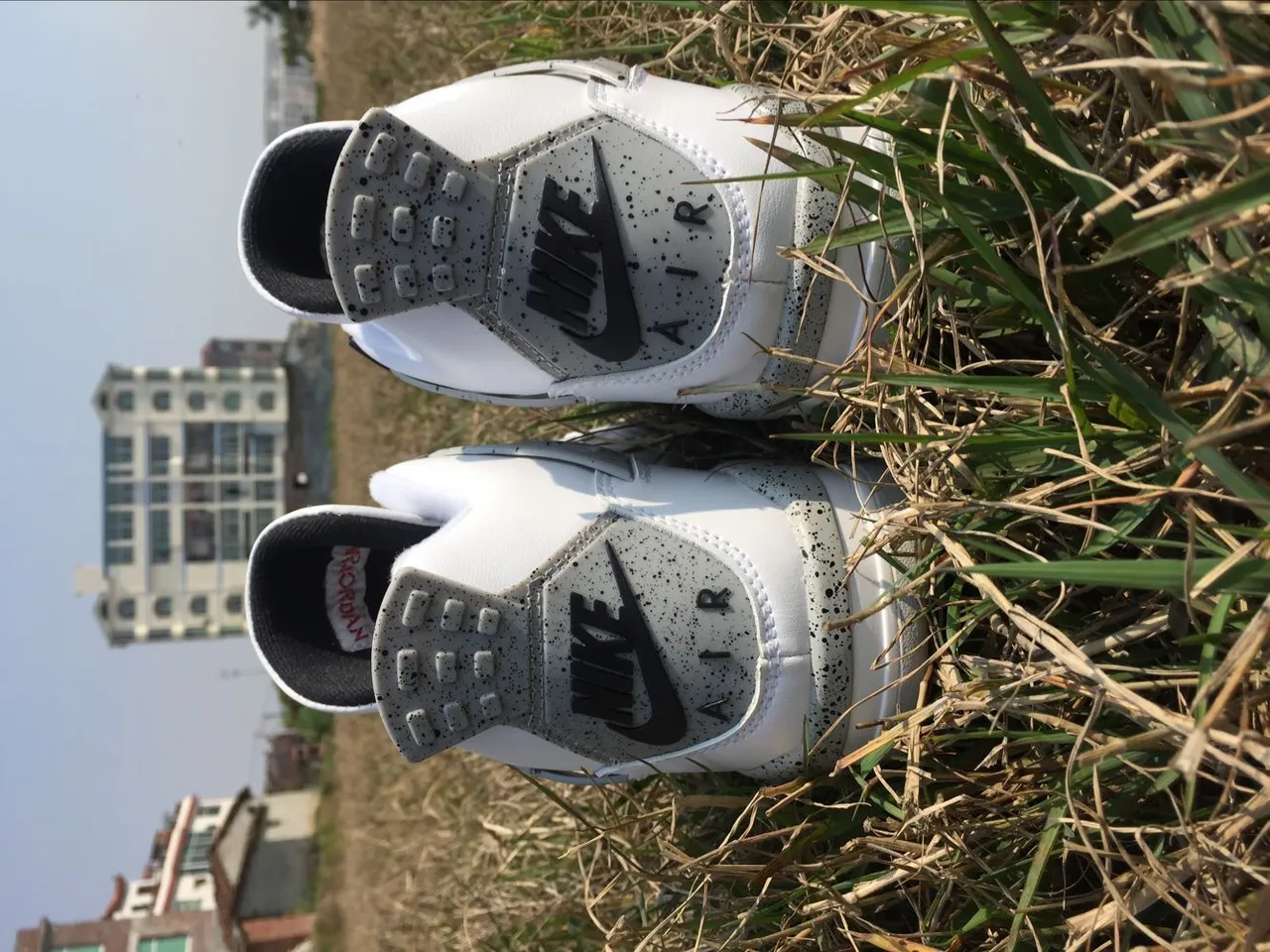 Air Jordan 4 White Cement Red Basketball Shoes 5