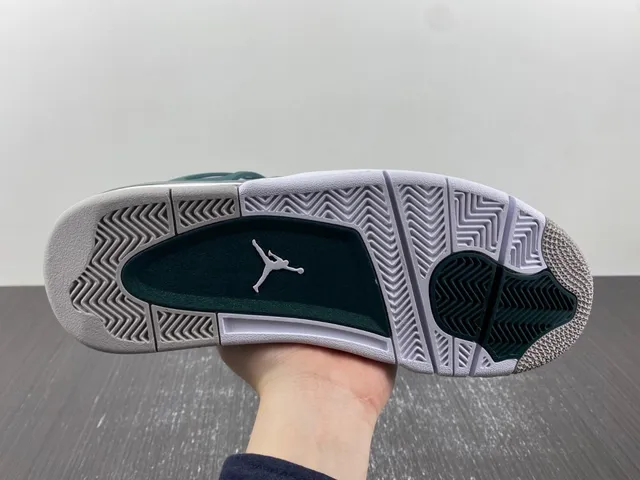 Air Jordan 4 White Dark Green Basketball Shoes 7