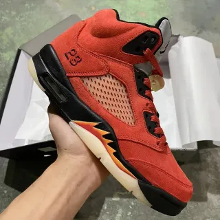 Air Jordan 5 Red Black Flame 篮球鞋