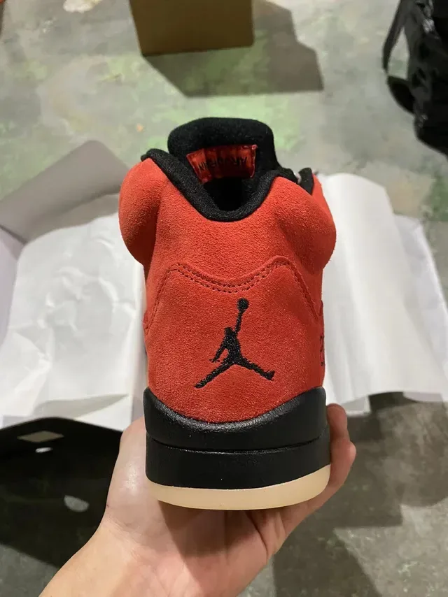 Air Jordan 5 Red Black Flame Chaussures de basketball 6