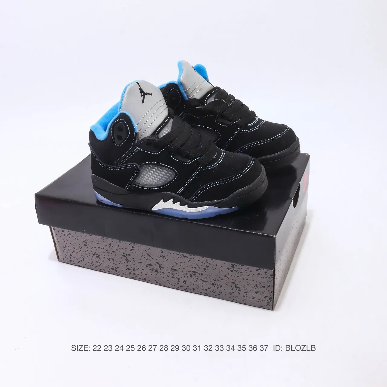 Air Jordan 5 White Red Black Blue Basketball Shoes 5