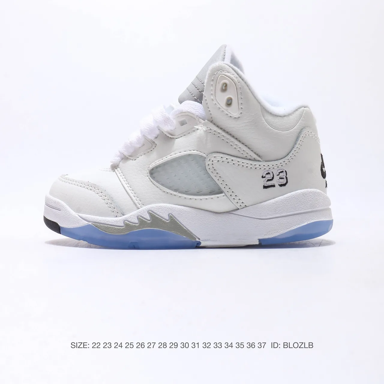 Air Jordan 5 White Red Black Blue Basketball Shoes 14