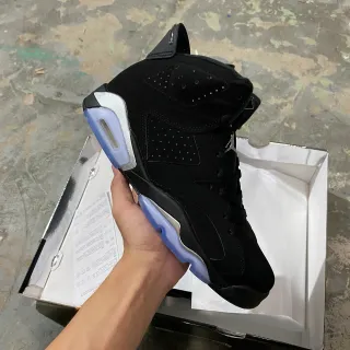 Air Jordan 6 Black Light Purple Translucent Air Basketball Shoes