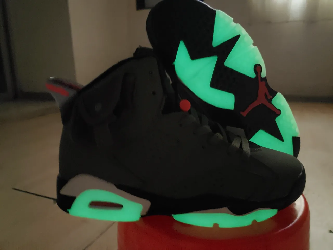 Air Jordan 6 Utility Olive Green Basketball Shoes 4
