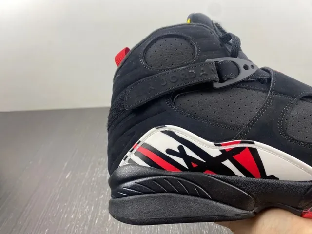 Air Jordan 8 Noir Rouge Bleu Jaune Chaussures de Basketball 5