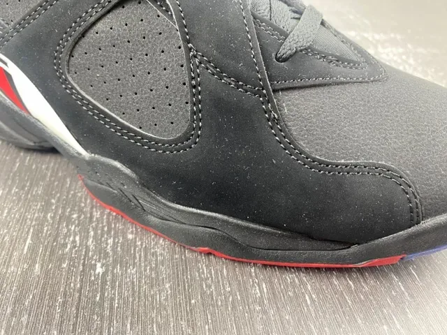 Air Jordan 8 Noir Rouge Bleu Jaune Chaussures de Basketball 6