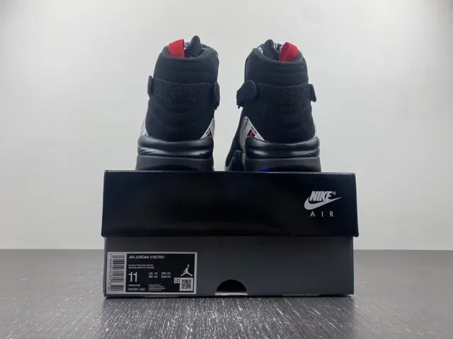 Air Jordan 8 Noir Rouge Bleu Jaune Chaussures de Basketball 22