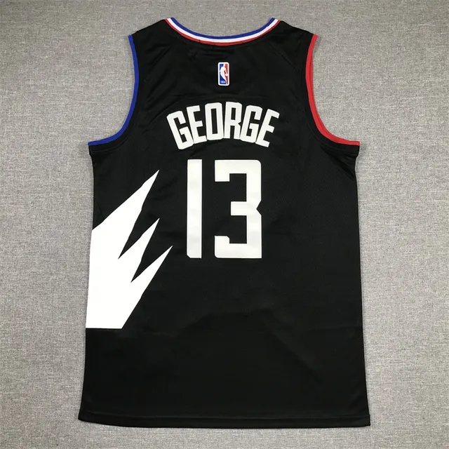 Maillot Air Jordan Los Angeles City Edition noir blanc rouge bleu 3