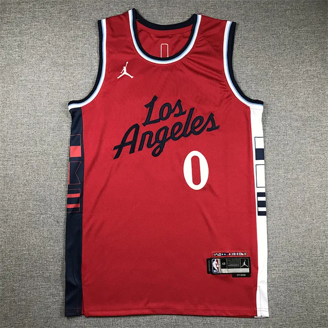 Air Jordan Édition de la Ville de Los Angeles Maillot Rouge 2