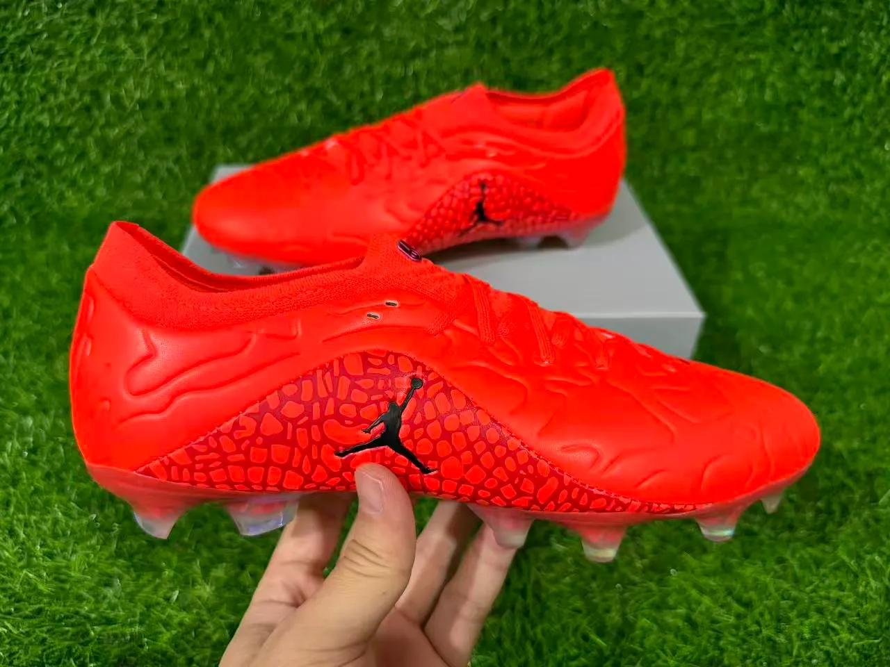 Air Jordan Phantom GT Naranja Botines de Fútbol Firm-Ground 2