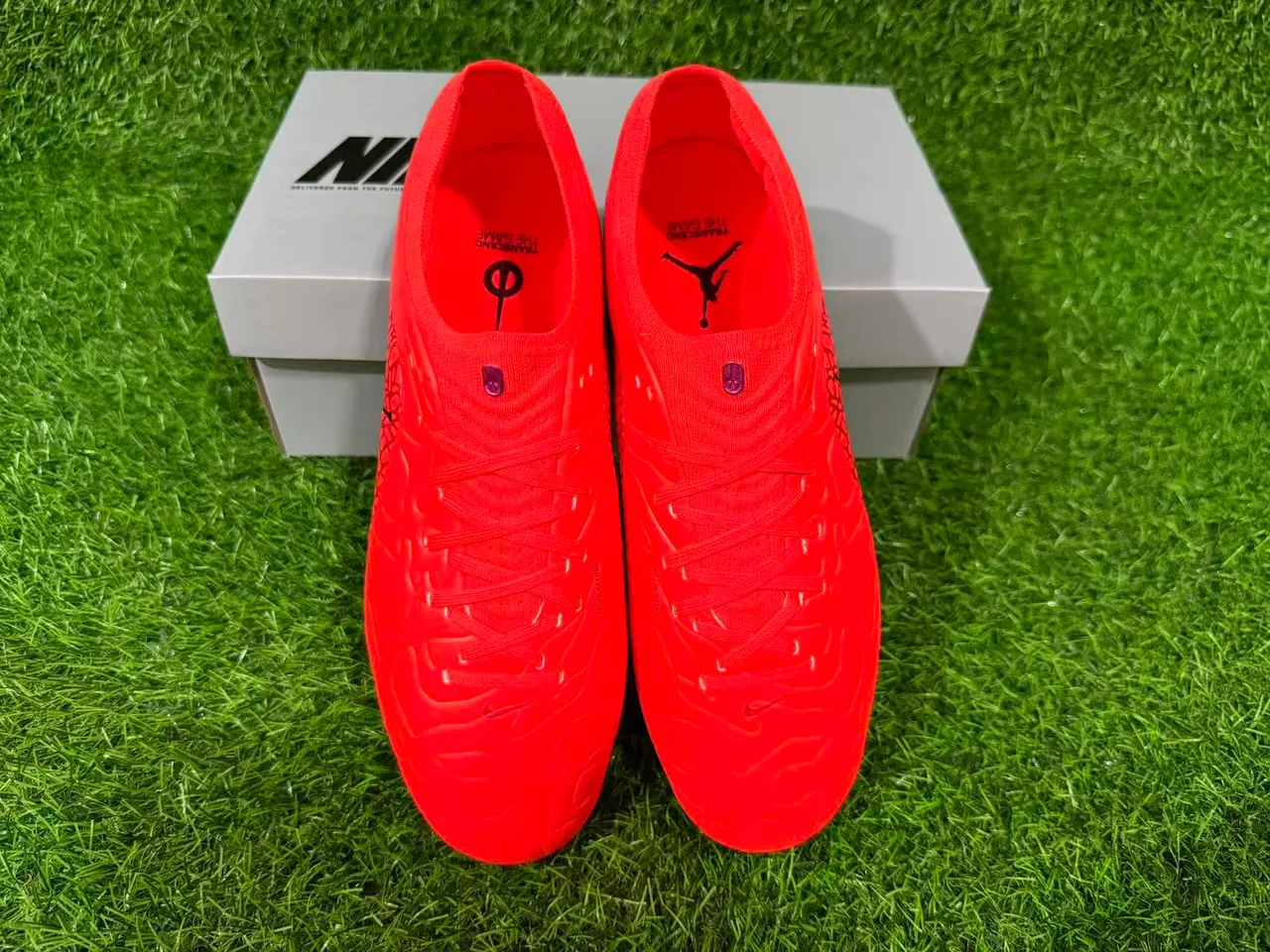 Air Jordan Phantom GT Naranja Botines de Fútbol Firm-Ground 17