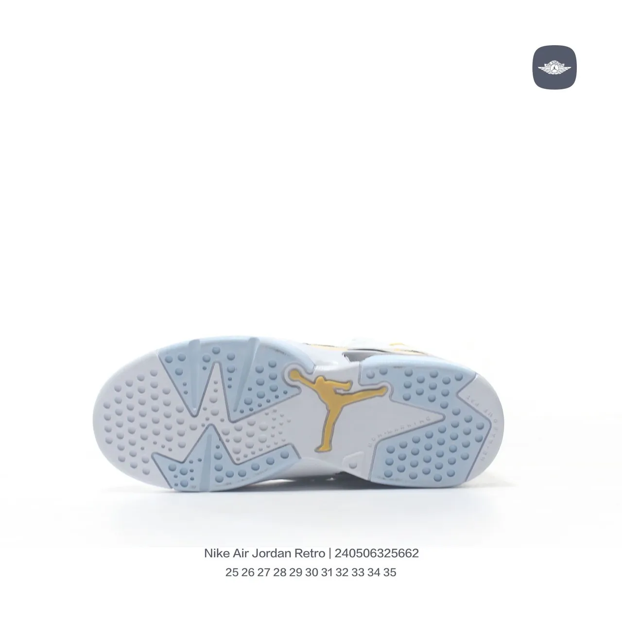 Tênis de basquete Air Jordan Retro 7 branco e azul-claro 2