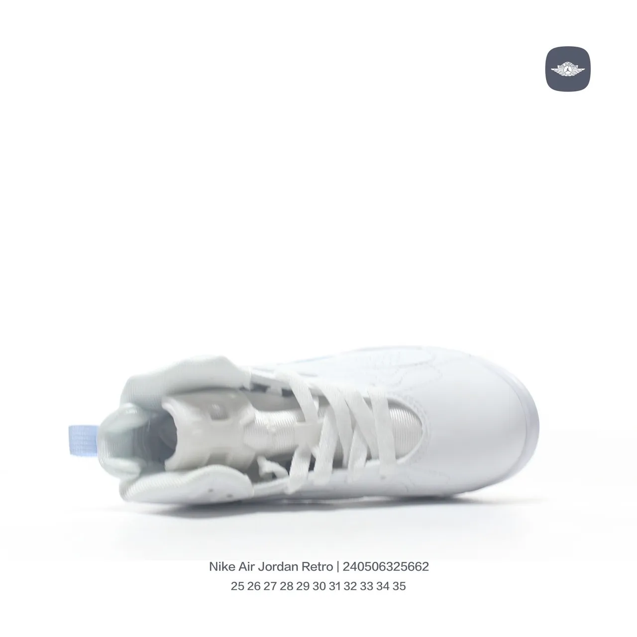 Tênis de basquete Air Jordan Retro 7 branco e azul-claro 6