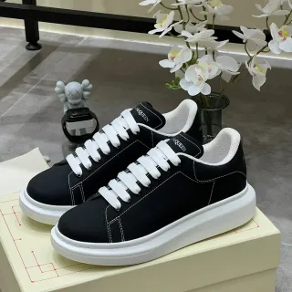 Alexander McQueen Oversized Sneaker Black and White Lifestyle Sneakers