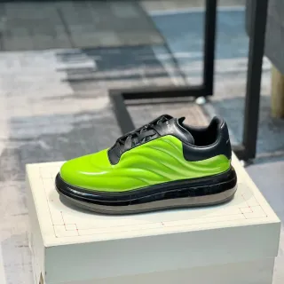 Alexander McQueen Oversized Sneaker Lime Green Black Lifestyle Sneakers