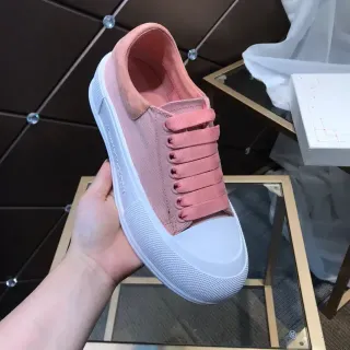 Alexander McQueen Oversized Sneaker Pink and White Lifestyle Sneakers