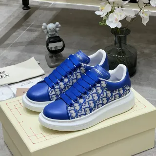 Alexander McQueen Oversized Sneaker Royal Blue Monogram Lifestyle Sneakers
